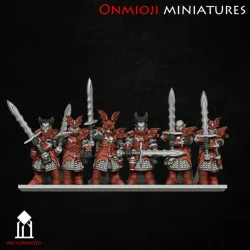 vampire knights with twohanded swords on foot 10mm