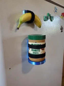 Velcro and Magnet Peanut butter harness