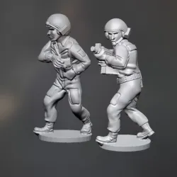 YOM3 Israeli Yom Kippur era 1/72 20mmCommand and AFV crews 9-13 figures Elhiem