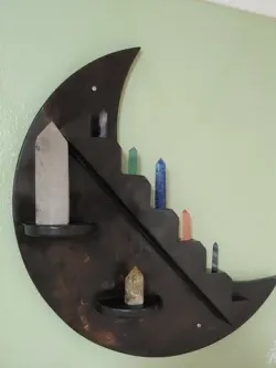 2D/3D Parametric Moon Shelf for 3D Printer/CNC Router/Laser