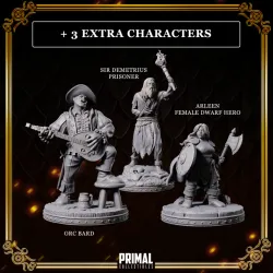 32 miniatures - complete RPG base game (volume.1) - DRAGONBLADE- Premium Package