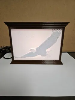 4X6 Lithophane viewer (landscape)