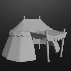 6-15mm Medieval Tents & Tourney Stands MED-1