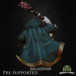 Abraham The Overlord Bust [PRE-SUPPORTED] Sorcerer Wizard Dwarf