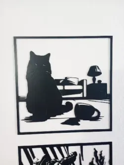 Bad Cat Wall Art