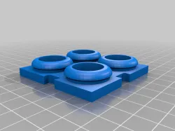 Beer cap collection holder (REMIX) more base plates / edges / corners