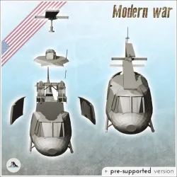 Bell UH-1 Iroquois Huey helicopter - USA US Army Cold War America Era Iron Curtain Warfare Crisis Conflict