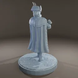 Calantha - Dark Elf Gunslinger Pose 1