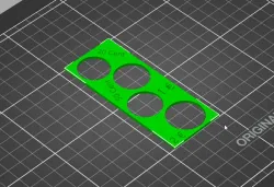 Cent und Euro Schablone / Cent and Euro stencil