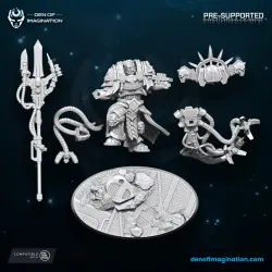Chaos Lord Mechanic with base - Void Blessed