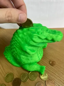 Chubby Crocodile Coin Bank / Piggybank