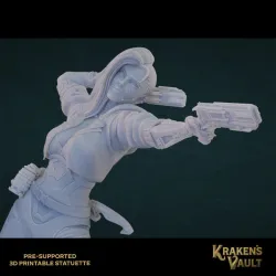 CLASH! Cyberpunk Statuette