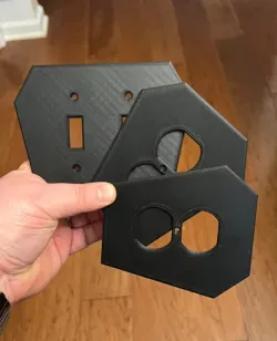 Coffin Switch Plates - Toggle and Outlet