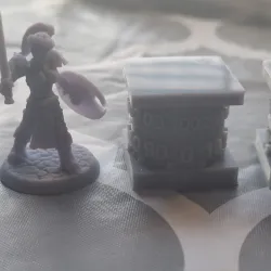 Compact combat height stand