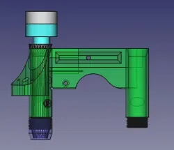 Conductive ink PCB penplotter type modification for E3 printer