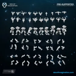 Demons - Void Crawlers with 32mm bases set