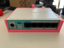 DIN Rail Mount for Mikrotik hEX lite