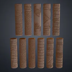DnD terrain rollers – Walls and Surfaces