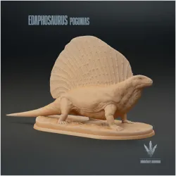 Edaphosaurus pogonias : Plant-eating Sailback