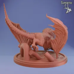 Elder Brain Dragon (80mm Base)