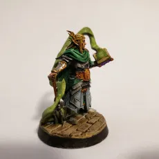 Elf Male Cleric - RPG Hero Character D&D 5e - Titans of Adventure Set 18