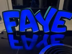 FAYE LED- Namenslampe (Name lamp)