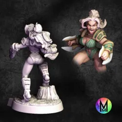 Female Barbarian Wood Elf - Zadanna the Wood elf Barbarian ( Female Wood Elf Barbarian)