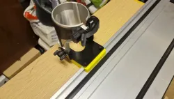 Fixed Base Router Adapter for Parkside Track and Makita DRT50