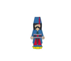 Flatminis Continued - Arthur the Avatar of Roads - Human Monk