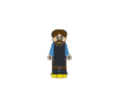 Flatminis Continued - Human Blacksmith