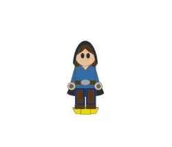 Flatminis Continued - Kedrin the Human Adventurer