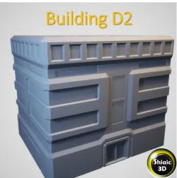 Game Box Storage Terrain - Example Building