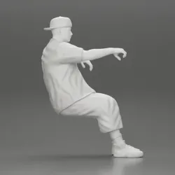 gangster homie in cap backwards with arm on window driving the car