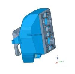 Geeetech A10 / A20 Custom Hotendmount and Fanduct (with neodym magnets)