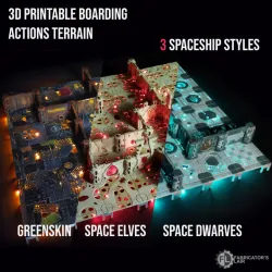 Gothic Sector : Lost Ships Part 2 - Space Dwarf Mining Ship sample