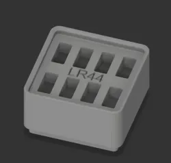 Gridfinity LR44 Battery Holder