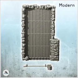 Helicopter landing platform with sandbags and protective bunker (6) - Cold Era Modern Warfare Conflict World War 3 RPG  Post-apo