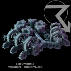 HEXTECH - Power Complex - Core Bundle  (Battletech Compatible Hex Terrain)