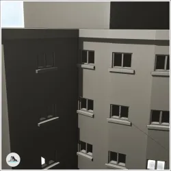 Hotel Campo Imperatore (Gran Sasso, Italy), escape of Mussolini - Modern WW2 WW1 World War Diaroma Wargaming RPG Mini Hobby