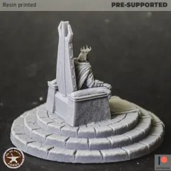 Human King on Throne