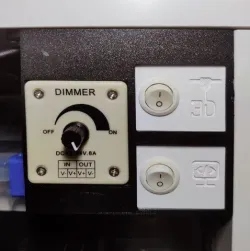 Ikea Lack Switches and Dimmer Box