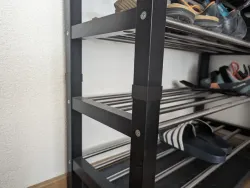 IKEA TJUSIG shoe rack stacker