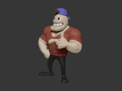 "Jock" from Nerd and Jock Comics