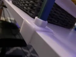 Laptop stand foot anchor