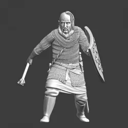 Medieval Kievan-Rus militia cossack warrior
