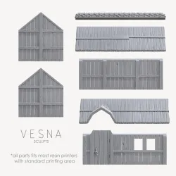 MEDIEVAL WOODEN BARN