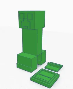 minecraft creeper hucha / caja
