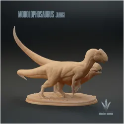 Monolophosaurus jiangi : Couple