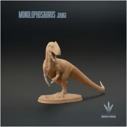 Monolophosaurus jiangi : Walking