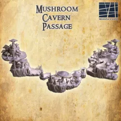 Mushroom Cavern Passage - Tabletop Terrain - 28 MM